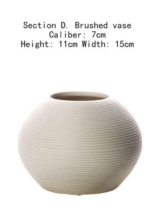 بيوينتي مزهرية لديكور البيت أبيض 11x15سم - Image 2