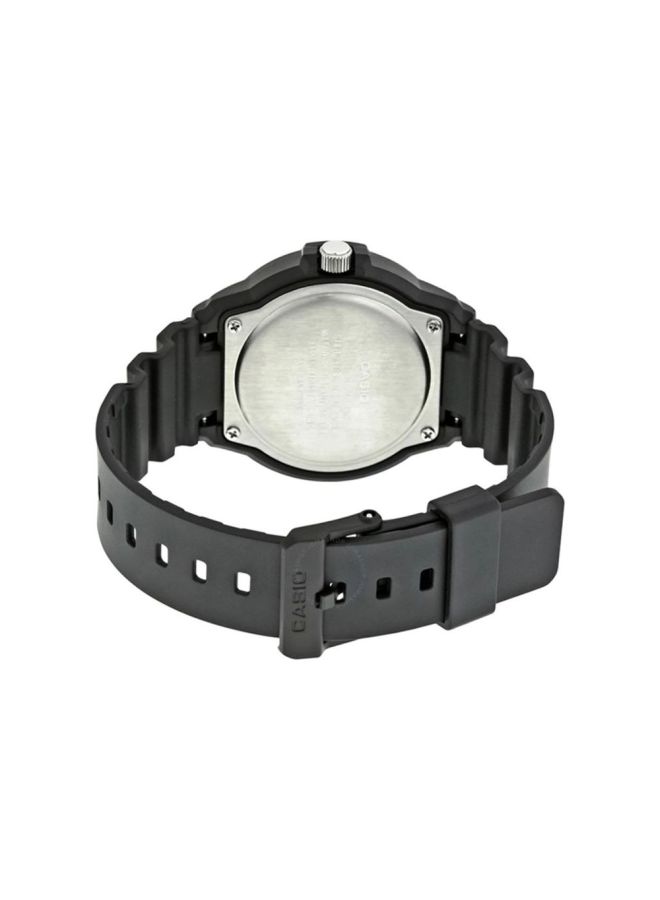 كاسيو ساعة يد بعقارب مقاومة للماء طراز MRW-200H-1B - قياس 45 مم - لون أسود للرجال - Image 2