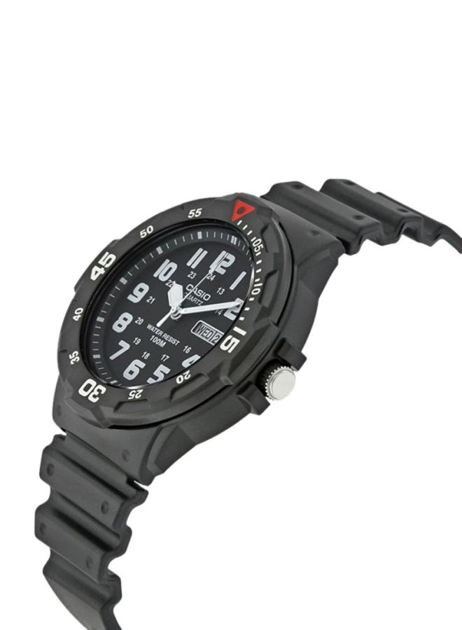 كاسيو ساعة يد بعقارب مقاومة للماء طراز MRW-200H-1B - قياس 45 مم - لون أسود للرجال - Image 3