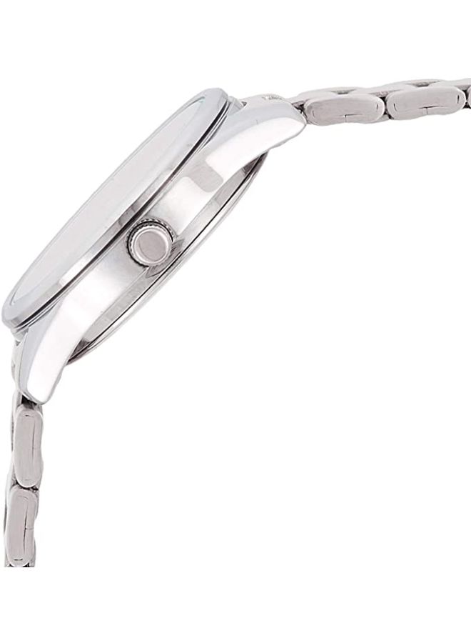 كاسيو ساعة يد رسمية بعقارب ومقاومة للماء طراز LTP-V005D-2BU - مقاس 28 مم - لون فضي للنساء - Image 4