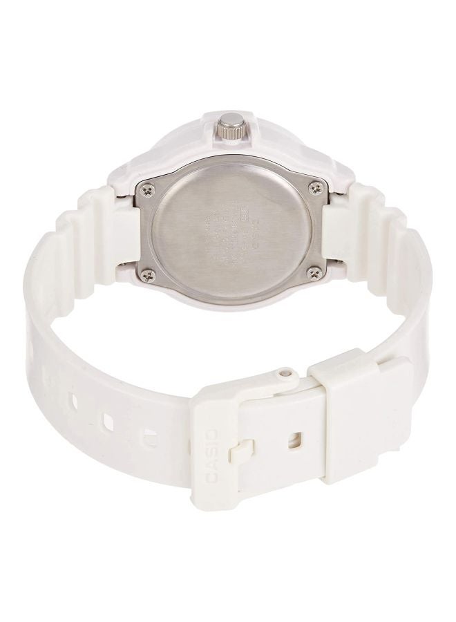 كاسيو ساعة يد شبابية بعقارب مقاومة للماء طراز LRW-200H-7BV - مقاس 34 مم - لون أبيض للنساء - Image 2