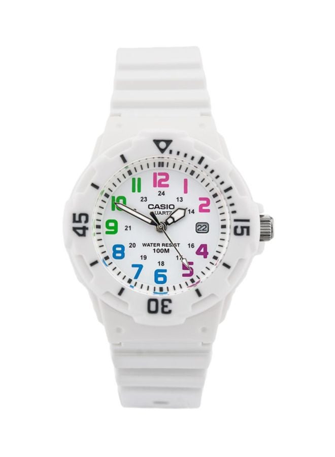كاسيو ساعة بعقارب يوث تايم بيس مقاومة للماء طراز LRW 200H-7BV للنساء - Image 1