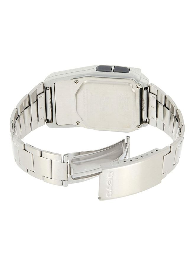 CASIO Men's Vintage Water Resistant Digital Watch DBC-32D-1A - 50 mm - Silver  - Image 2