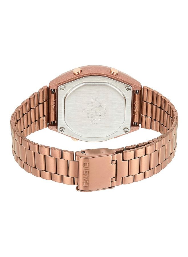CASIO Men's Illuminator Water Resistant Digital Watch B640WC-5ADF - 35 mm - Rose Gold - Image 2