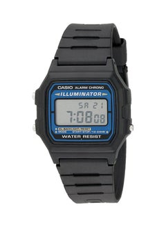 Men's Illuminator Water Resistant Digital Watch F105W-1A - 34 mm - Black
