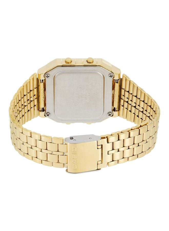 CASIO Men's Vintage Youth Water Resistant Digital Watch A500WGA-9 - 34 mm - Gold - Image 2