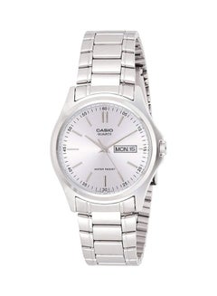 CASIO Men's Enticer Water Resistant Analog Watch MTP-1239D-2ADF - 36 mm - Silver  - Image 1