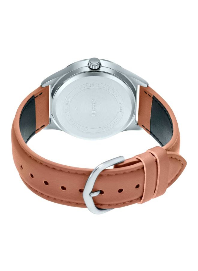 CASIO Women's Dress Timepiece Water Resistant Analog Watch LTP-V006L-7B2 - 25 mm - Brown - Image 2