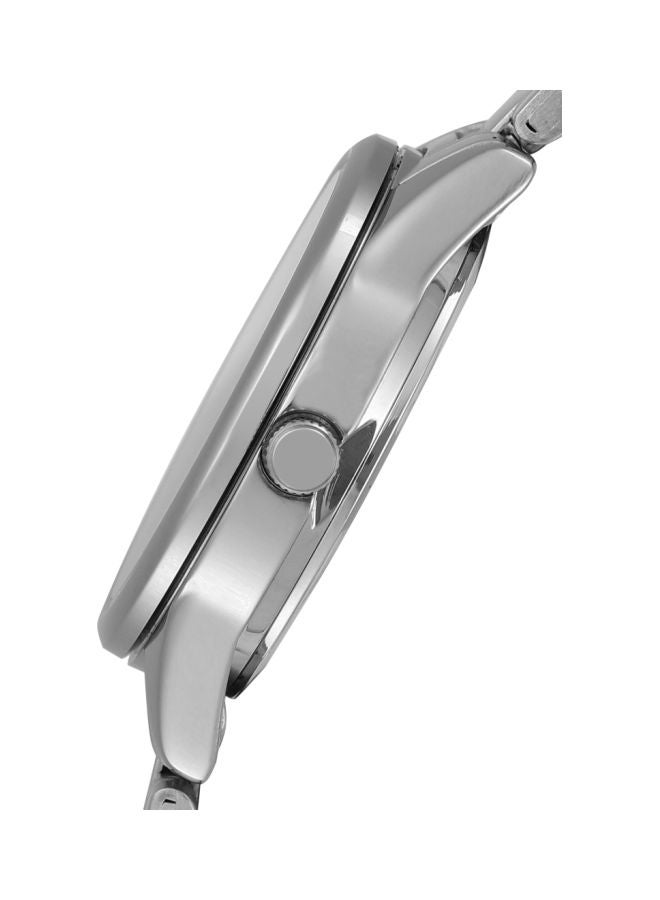 كاسيو ساعة يد دريس تايم بيس بعقارب ومقاومة للماء طراز LTP-V005D-7B2UDF - مقاس 28 مم - لون فضي للنساء - Image 4