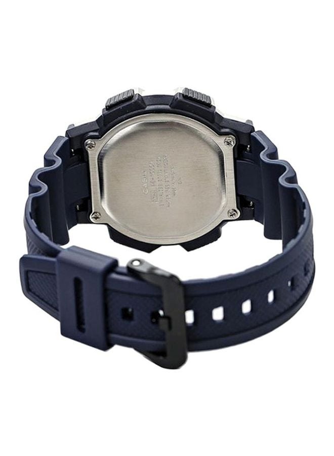 كاسيو ساعة يد شبابية رقمية مقاومة للماء طراز AE-1000W-2AV - مقاس 48 مم - لون أزرق للرجال - Image 2