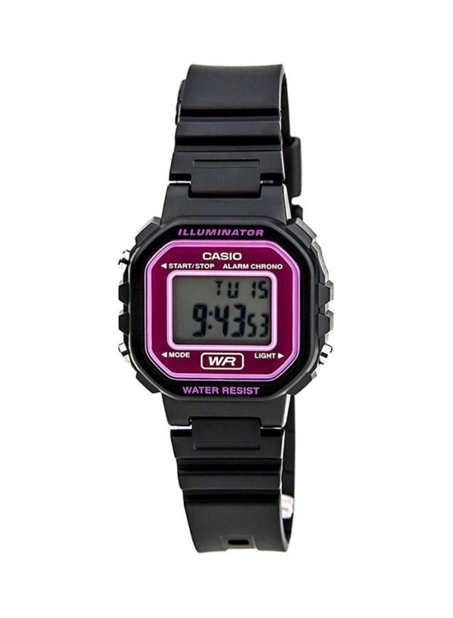 CASIO Women's Youth Water Resistant Digital Watch LA-20WH-4A - 35 mm - Black - Image 1