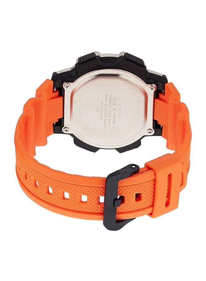 CASIO Men's Youth Timepiece Water Resistant Digital Watch AE-1000W-4BVDF - 48 mm - Orange  - Image 2