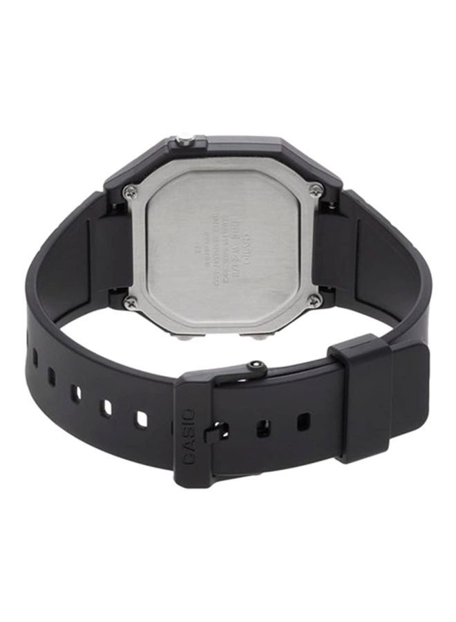 CASIO - Men's Classic Water Resistant Digital Watch W-217H-1AV - 41 mm - Black - Image 1