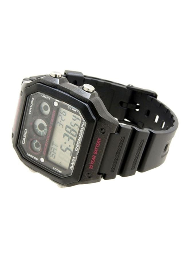 كاسيو ساعة يوث سيريز رقمية ومقاومة للماء طراز AE-1300WH-1A2V للرجال - Image 3