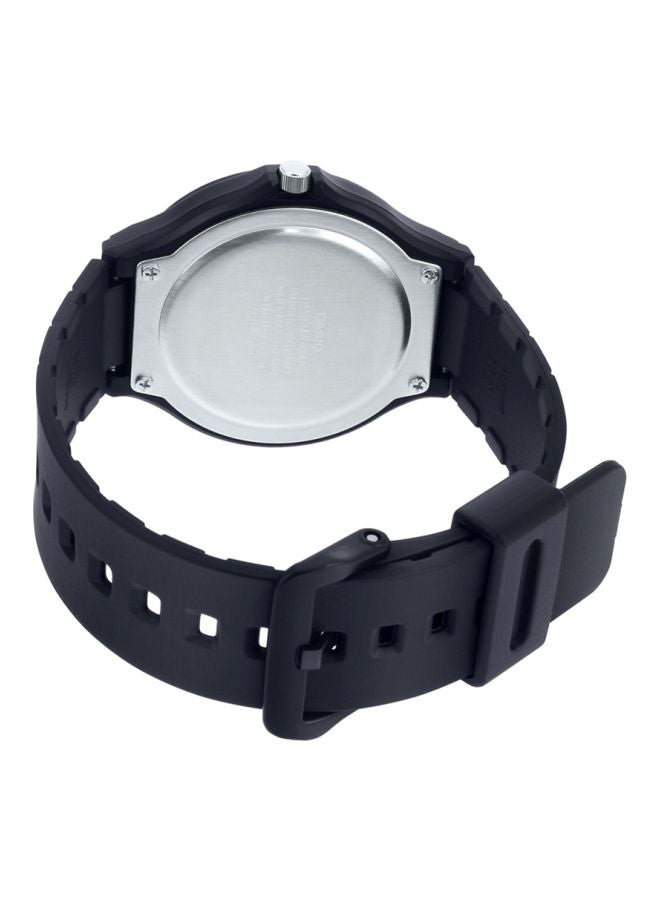 كاسيو ساعة يد بعقارب مقاومة للماء من سلسلة يوث طراز MW-240-1EV - مقاس 44 مم - لون أسود للرجال - Image 2