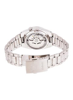 Seiko Men's Series 5 Round Shape Stainless Steel Analog Wrist Watch 36 mm - Silver - SNK559J1  - Image 2