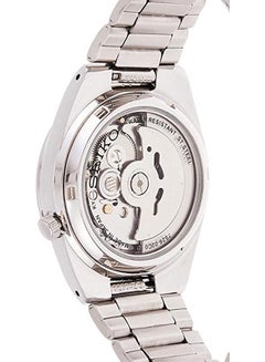 Seiko Men's Series 5 Round Shape Stainless Steel Analog Wrist Watch 36 mm - Silver - SNK559J1  - Image 3