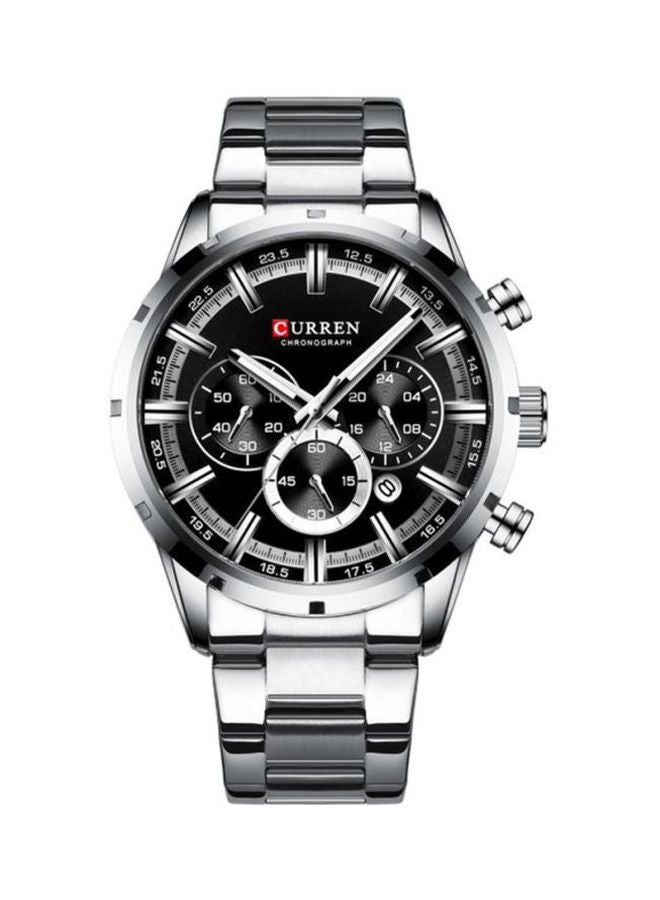 كارين ساعة يد كرونوغراف مقاومة للماء، طراز 8355 للرجال - Image 1