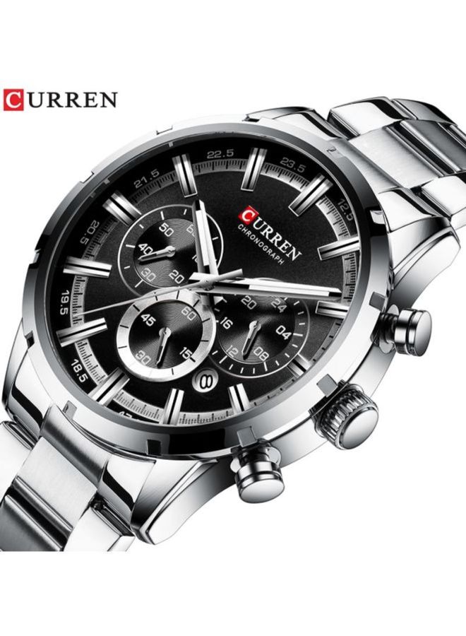 كارين ساعة يد كرونوغراف مقاومة للماء، طراز 8355 للرجال - Image 2
