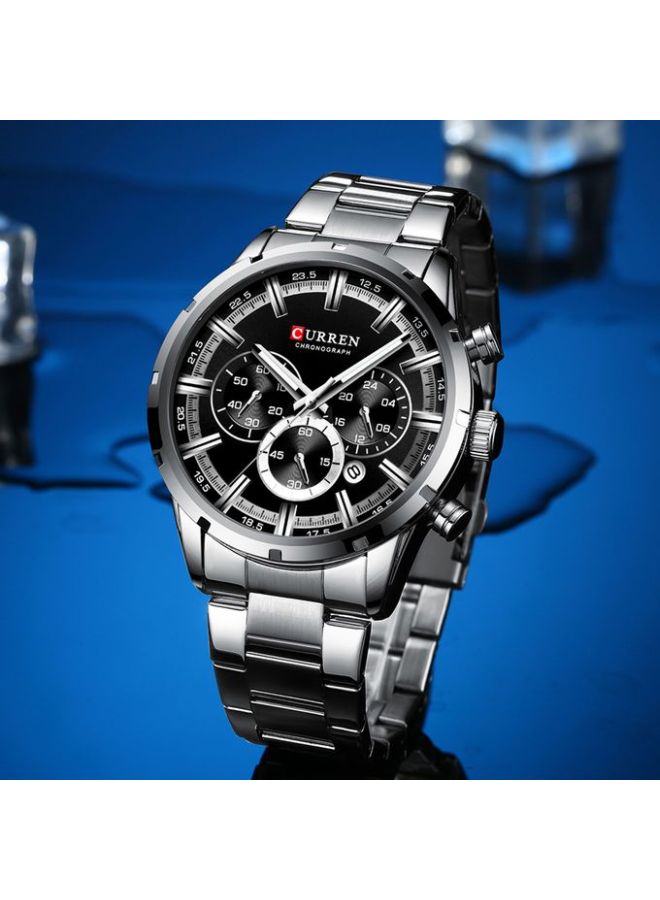 كارين ساعة يد كرونوغراف مقاومة للماء، طراز 8355 للرجال - Image 4