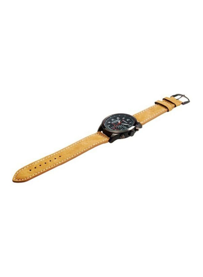 CURREN Men's Leather Analog Watch 8152  - Image 4