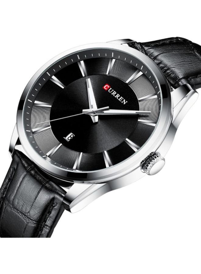 CURREN - Men's Water Resistant Analog Watch 8365 - 45 mm - Black - Image 1