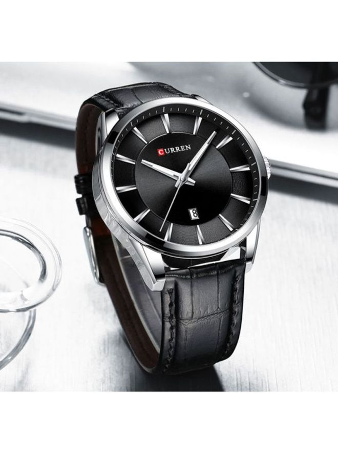 CURREN - Men's Water Resistant Analog Watch 8365 - 45 mm - Black - Image 1
