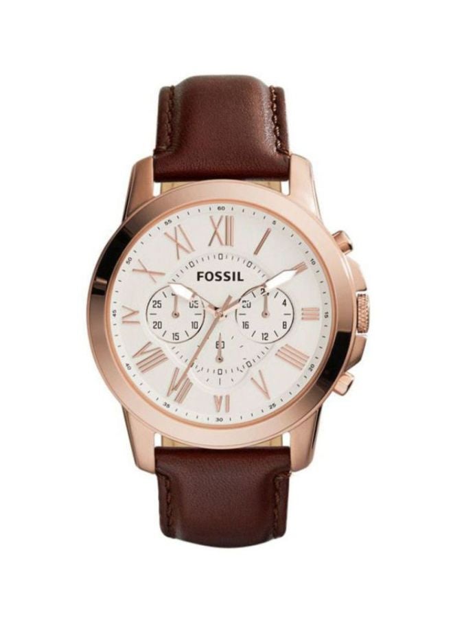FOSSIL Men's Grant Water Resistant Chronograph Watch FS4991  - Image 1