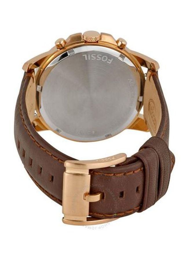 FOSSIL Men's Grant Water Resistant Chronograph Watch FS4991  - Image 3