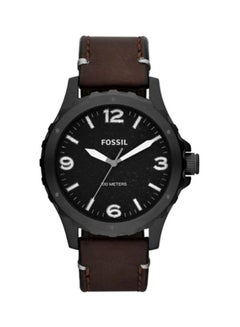 FOSSIL Men's Nate Water Resistant Analog Watch JR1450 - 45 mm - Brown  - Image 1
