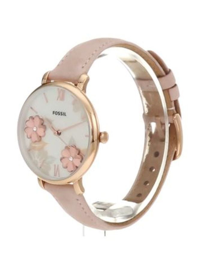 FOSSIL Women's Jacqueline Water Resistant Analog Watch ES4671 - 36 mm - Blush  - Image 3
