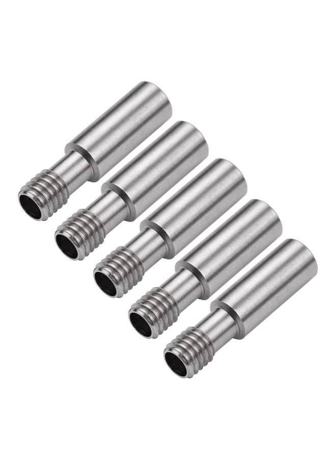 Aibecy 5-Piece Extruder Throat Tube For 3D Printer Silver  - Image 4
