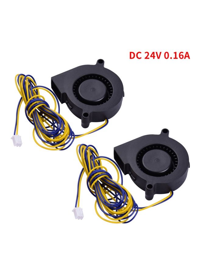 Aibecy 2-Piece Brushless Cooling Fan For 3D Printer Black/Yellow/Blue  - Image 2