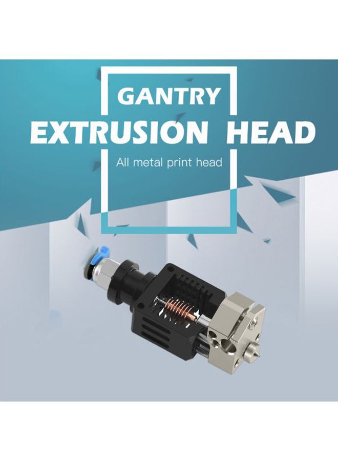Aibecy Titanium Alloy Nozzle Extruder Head For 3D Printer Black/Silver  - Image 2