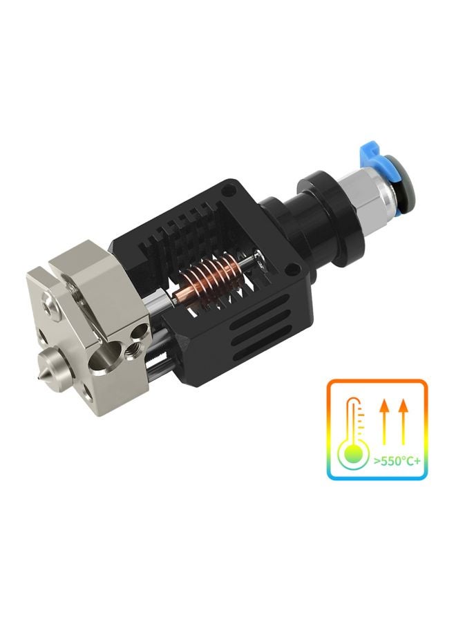 Aibecy Titanium Alloy Nozzle Extruder Head For 3D Printer Black/Silver  - Image 4