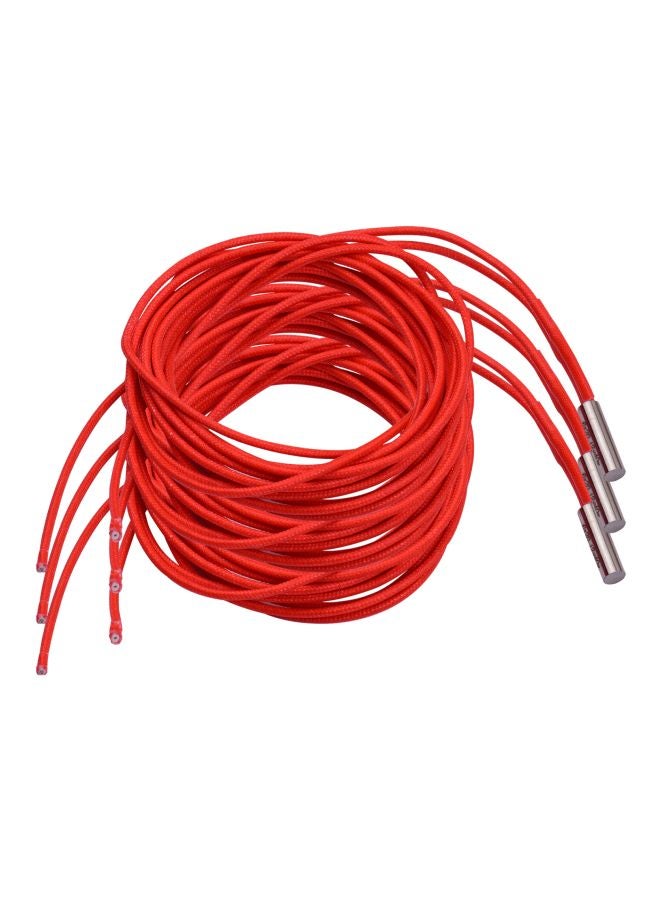 Aibecy 3-Piece Heating Tube For 3D Printer Red  - Image 2