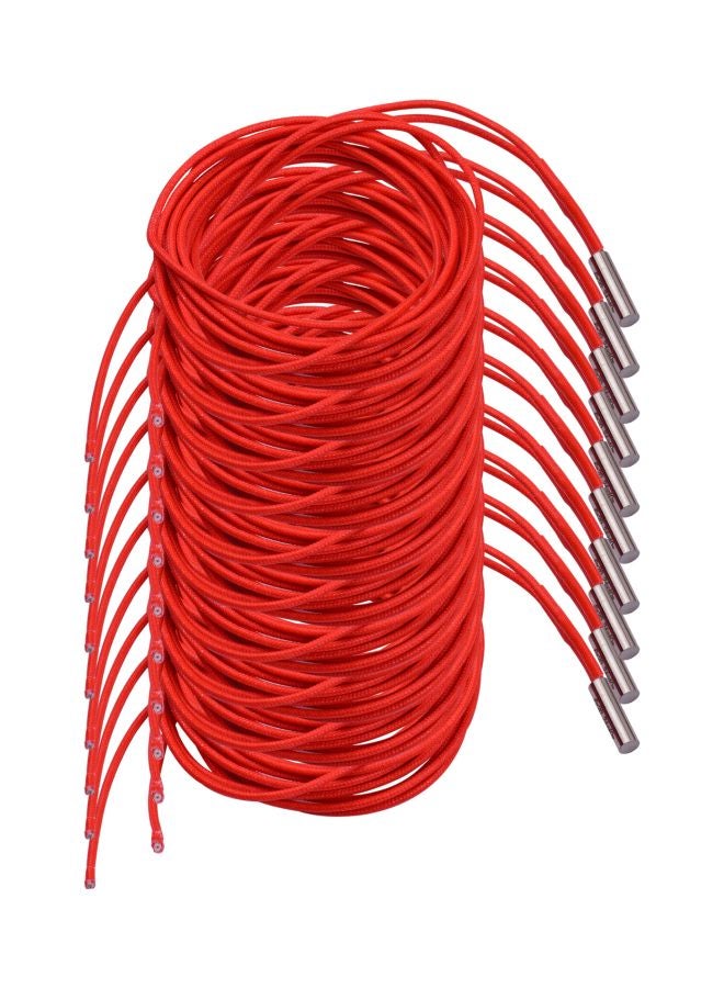 Aibecy 10-Piece Single End Cartridge Heating Tube Red  - Image 5