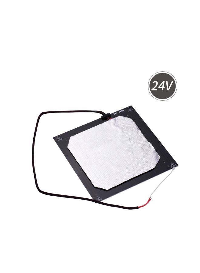 أيبيسي منصة تسخين للطابعة ثلاثية الأبعاد مع سلك عزل للوح التسخين لطابعة كرياليتي CR-10 / CR-10S ثلاثية الأبعاد أسود/فضي - Image 4