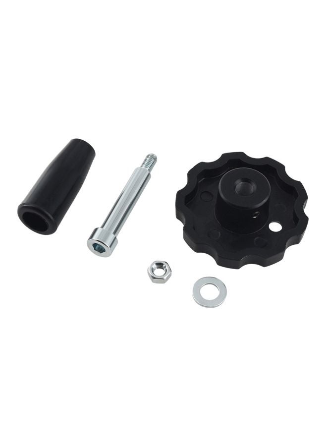 Aibecy 3-Piece Hand Wheel Set Black/Silver  - Image 3