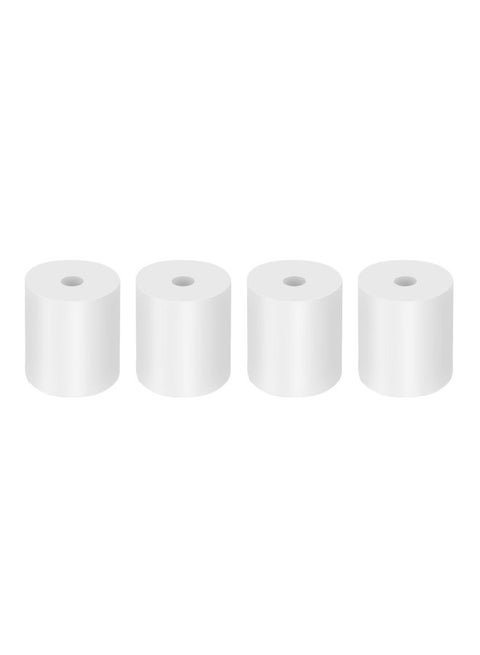 4-Piece Silicone Leveling Column For Anet A8/Wanhao D9/Anycubic Mega Ender 5 Plus White