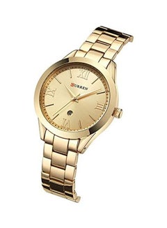 CURREN Women's Water Resistant Analog Watch 9007 - 30 mm - Gold  - Image 2