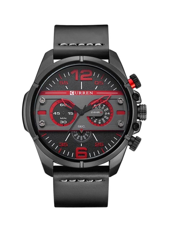CURREN - men Water Resistant Analog Watch 652LM046 130 - 45 mm - Black - Image 1