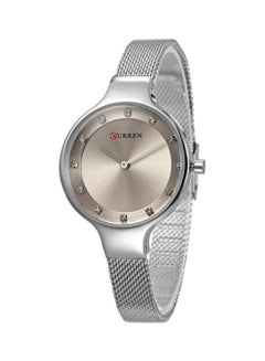 women Water Resistant Analog Watch WT-CU-9008-SL - 32 mm - Silver