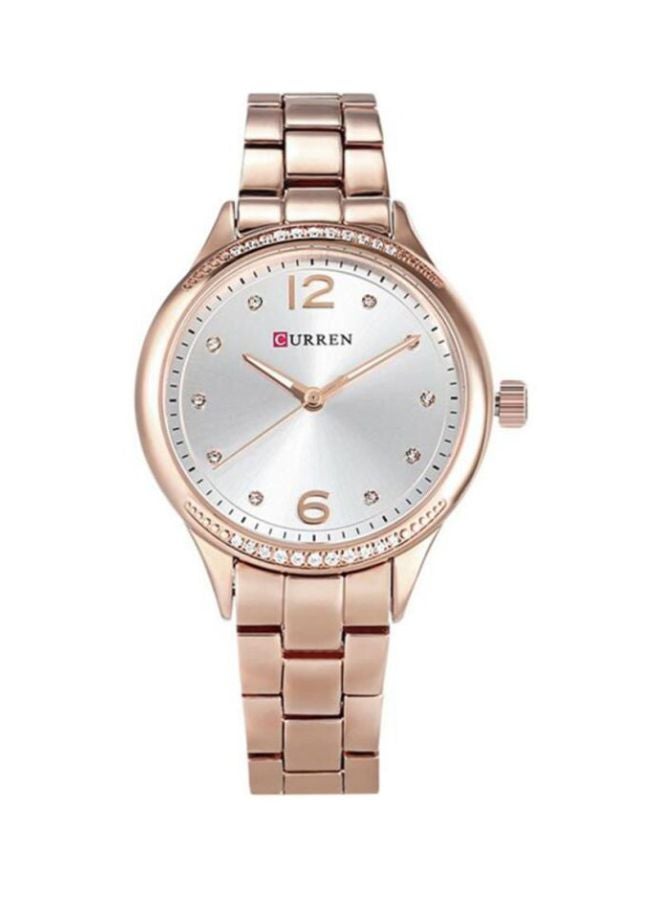 CURREN - Women's Water Resistant Analog Watch 9003 - 35 mm - Rose Gold - Image 1