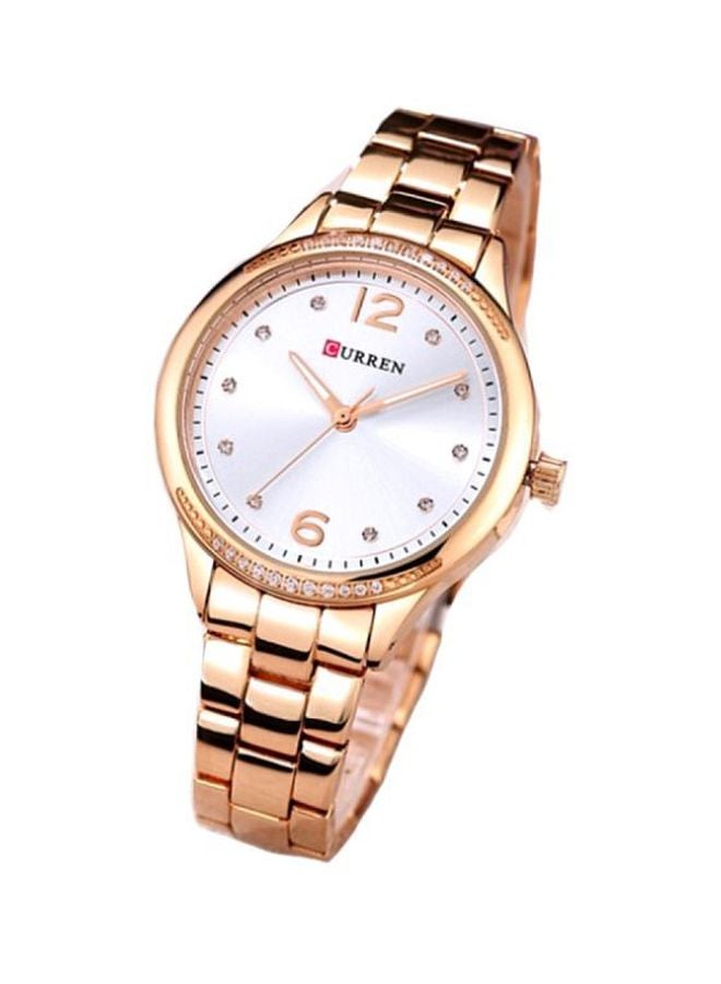 CURREN - Women's Water Resistant Analog Watch 9003 - 35 mm - Rose Gold - Image 1