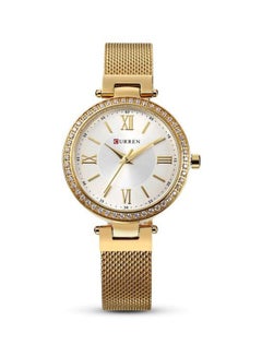 women Water Resistant Analog Watch 9011 - 26 mm - Gold