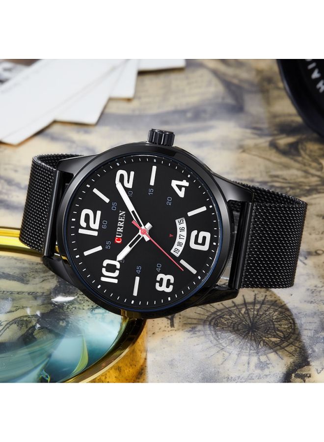 CURREN men Water Resistant Analog Watch 8236 - 48 mm - Black - Image 2