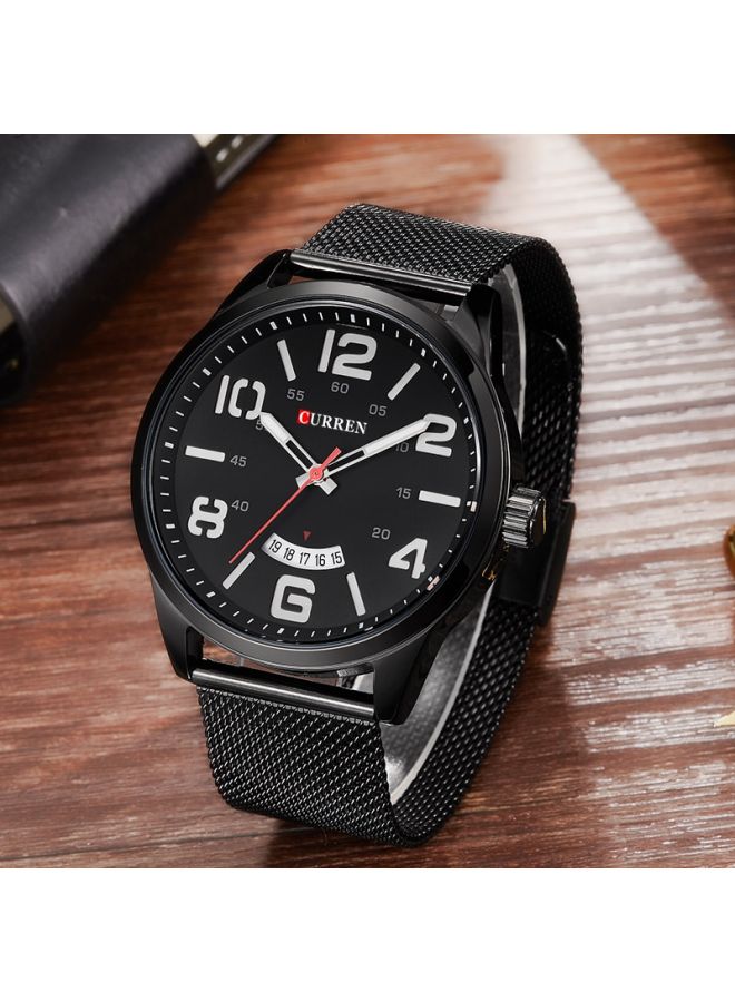 CURREN men Water Resistant Analog Watch 8236 - 48 mm - Black - Image 3