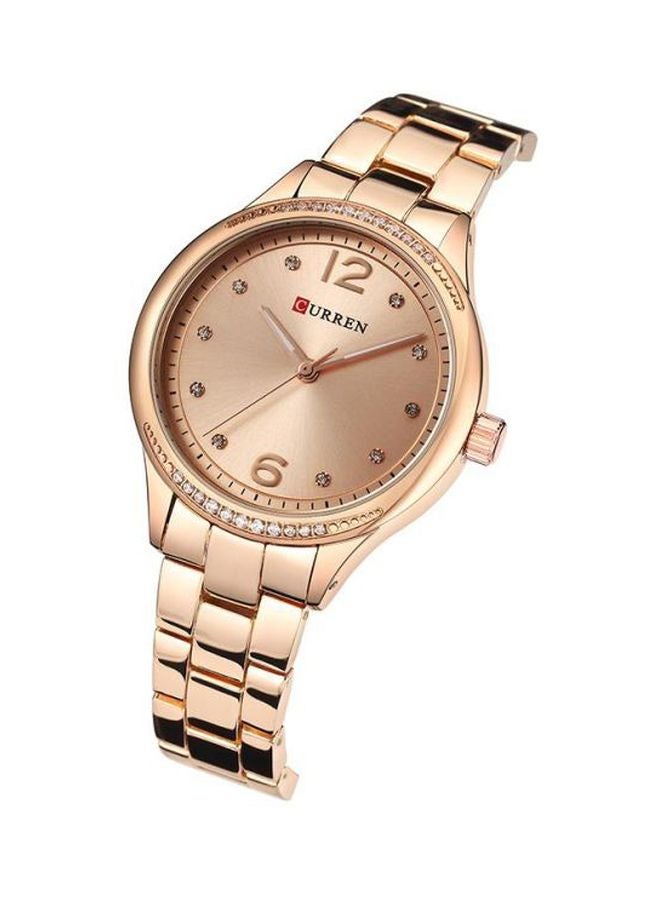 CURREN - women Water Resistant Analog Watch 9003 - 26 mm - Rose Gold - Image 1