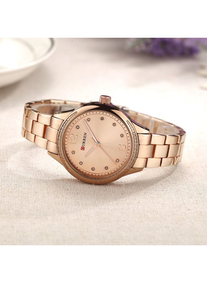 CURREN - women Water Resistant Analog Watch 9003 - 26 mm - Rose Gold - Image 1